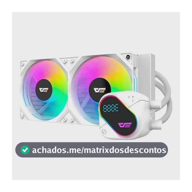 Water Cooler Aigo Darkflash Do240, Argb, 240mm, Branco Branco