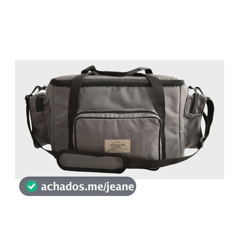 Bolsa Impermeável Para Pesca Extra Grande 55l Pescaria Top Cinza-escuro Liso