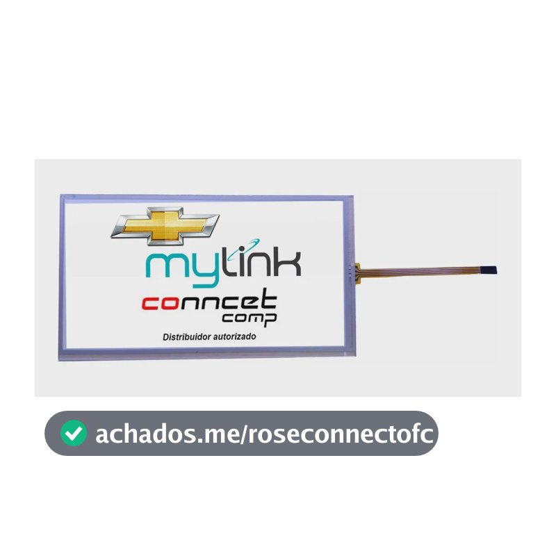 Tela Toque Touch Screen Mylink Onix Prisma Chevrolet My Link Transparente