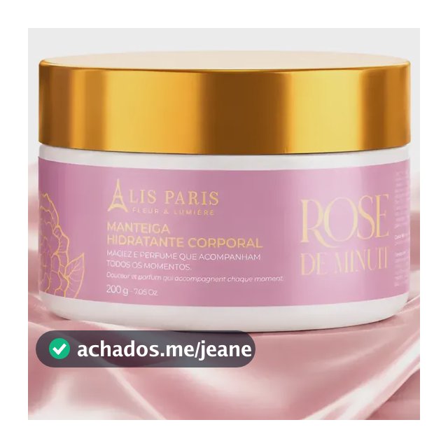 Creme Manteiga Hidratante Corporal Pele Macia Perfumada Luxo