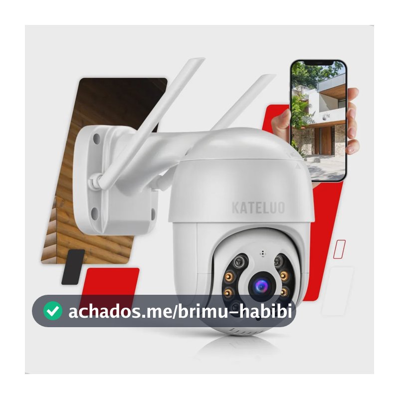 Câmera De Segurança Wifi Icsee Externa Mini Dome Full Hd Infravermelho Prova D'água Kateluo