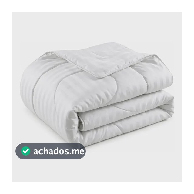 Edredom Casal Queen 400 Fios Dupla Face Grosso Hotel Oferta