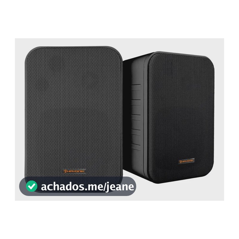 Caixa De Som Ambiente Hayonik Msb60n Par Cor Preto