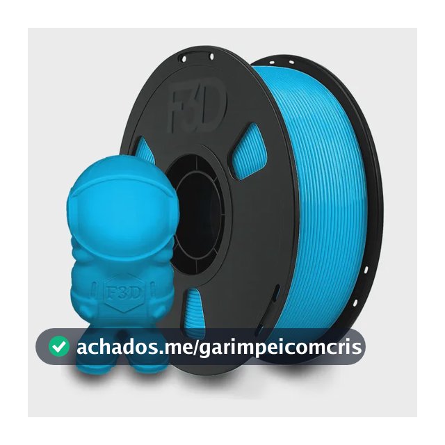 Filamento Pla Premium 1kg Azul Celeste Speed Impressora 3d