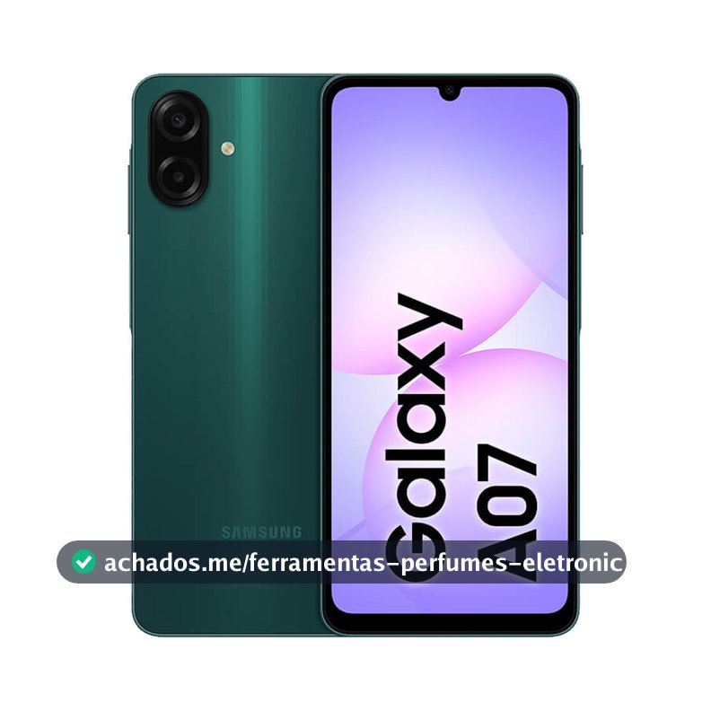 Celular Samsung Galaxy A07 256gb 8gb Câmera 50mp Verde