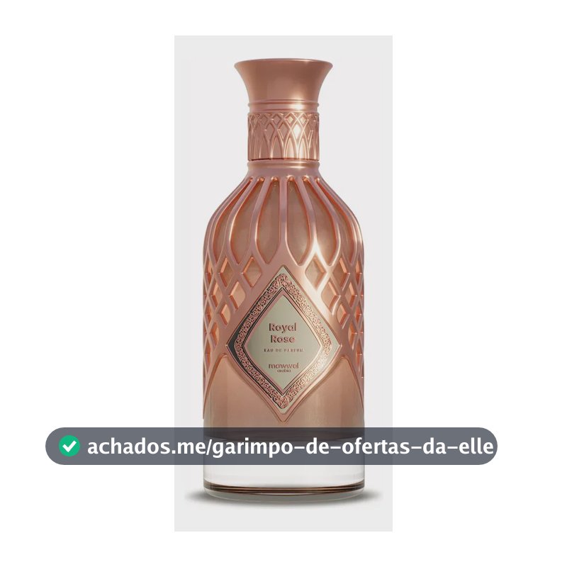 Perfume Árabe Mawwal Royal Rose 100ml Edp Unissex