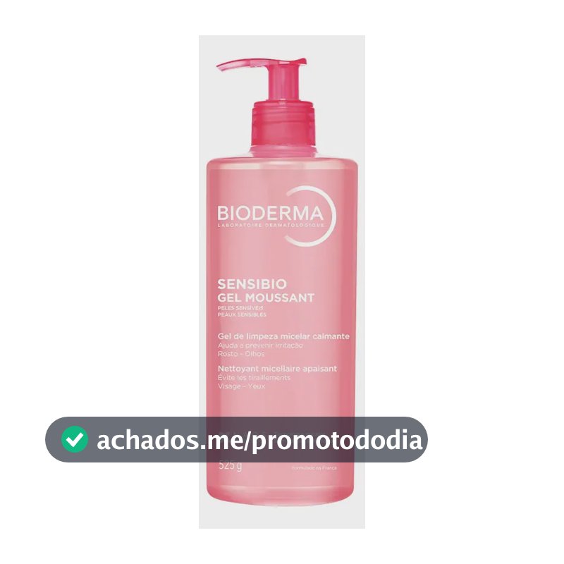 Gel De Limpeza Facial Sensibio Gel Moussant Micelar 500ml Bioderma