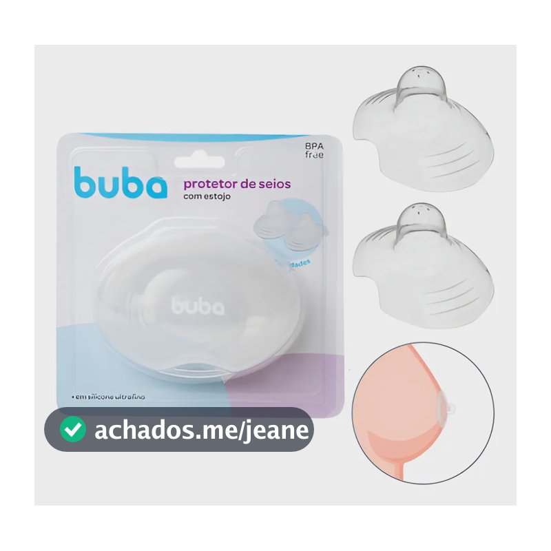 Bico De Silicone Para Amamentar Buba Protetor De Seio Mamilo Unico