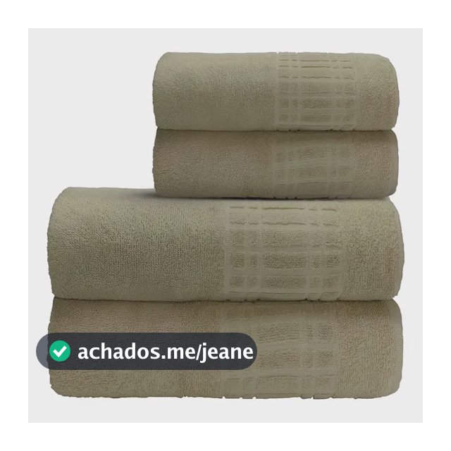 Jogo De Toalha Banho 4 peças 100 Algodão 400 gr/m Loft Camesa
