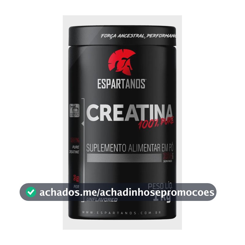 Creatina Espartanos em pó Sem sabor x 1kg