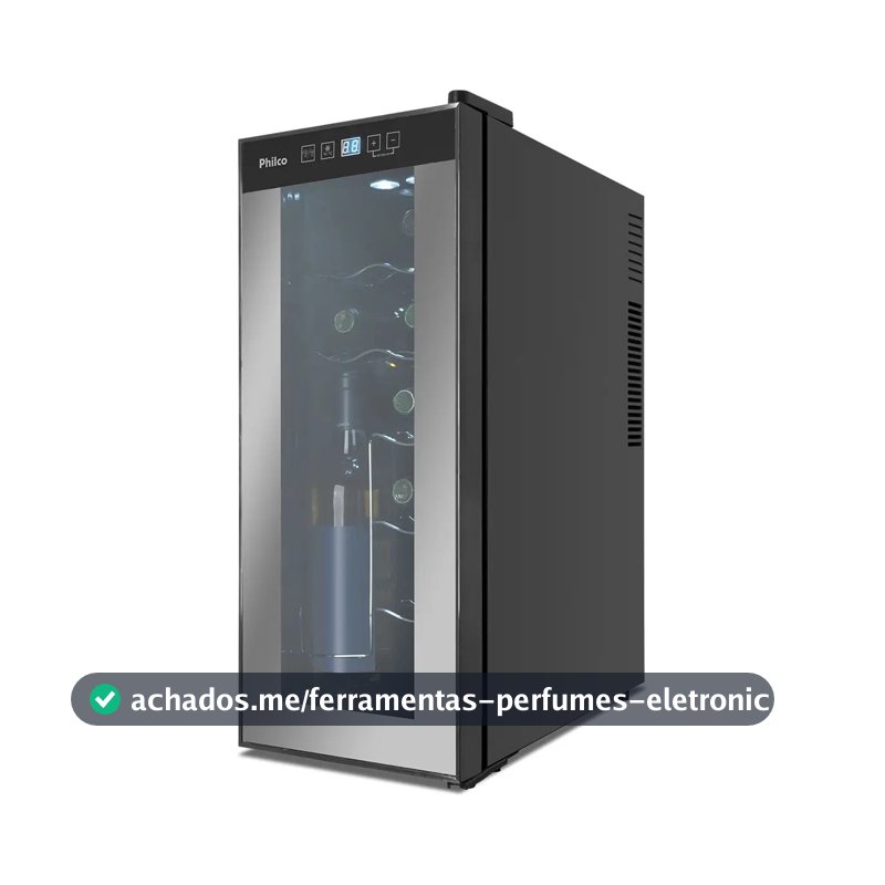 Adega Pad12e Display Digital 12 Garrafas Philco 110v/220v