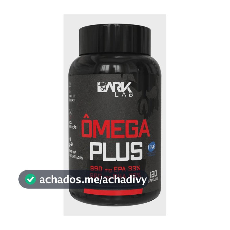 Omega Plus 120 Cápsulas Ômega 3 Dark Lab