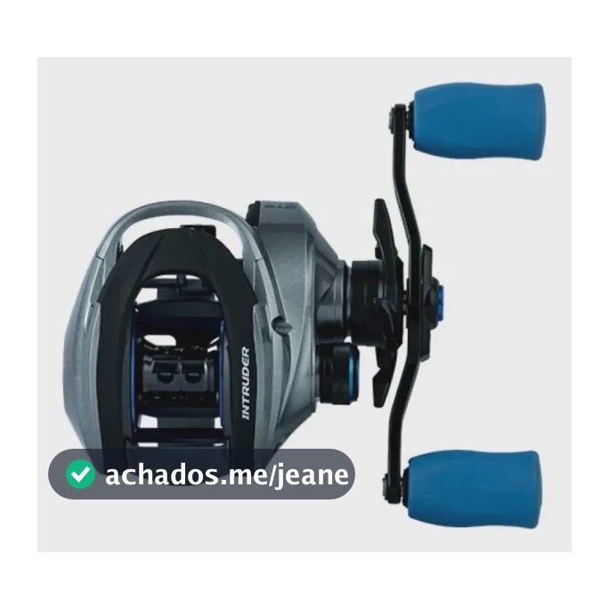 Carretilha Marine Sports Intruder 12000 Cor Cinza Lado Da Manivela Esquerdo
