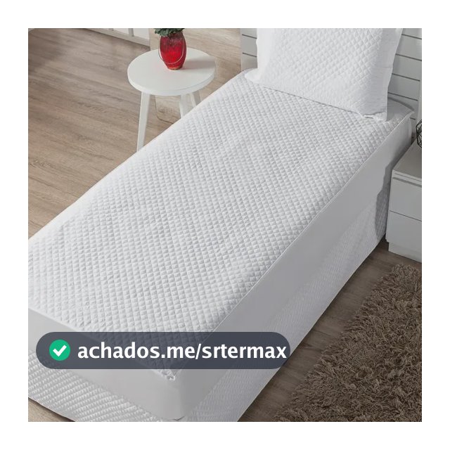 Protetor De Colchão Impermeável Antixixi Antimofo Solteiro Cor Branco Desenho Do Tecido Matelado
