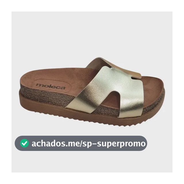 Sandália Papete Anatômica Confortável Moda Feminina Original