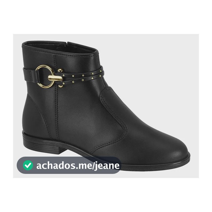 Bota Feminina Cano Baixo Salto Grosso Beira Rio Preto 37 Br