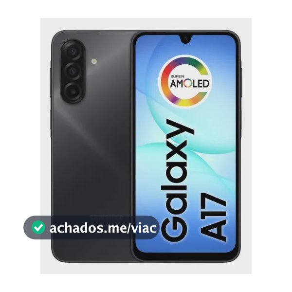 Celular Samsung Galaxy A17 Com Ia, 128gb, 4gb Ram, Câm De 50mp, Tela De 6.7", Nfc, Ip54 - Preto