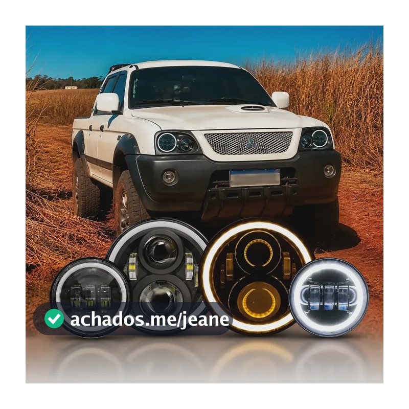 Kit Farol Led Principal L200 Savana Outdoor 1999 A 2012 Ambos Lados