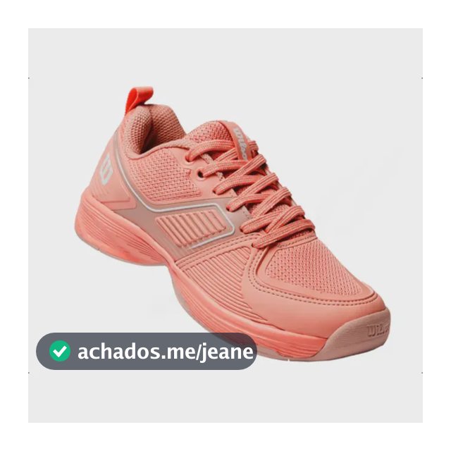 Tênis Wilson Ace 3.0 All Court Feminino Rosa Branco Original