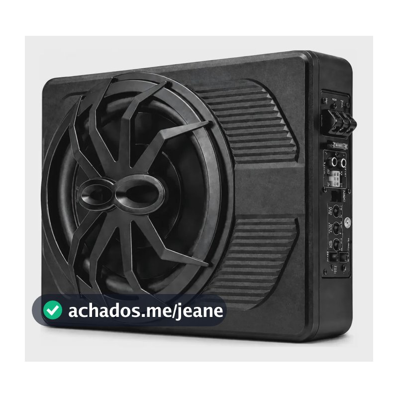 Subwoofer Caixa Slim Polegadas 800w Som Amplificado Controle