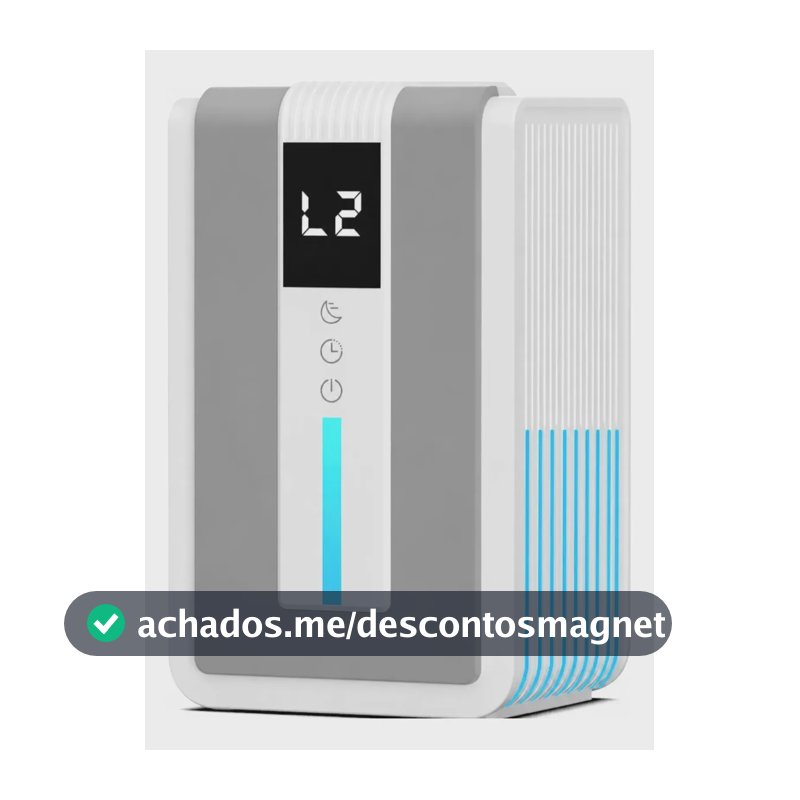 Desumidificador 1200ml Ambiente Antimofo Desumidificadores Branco 127/220v