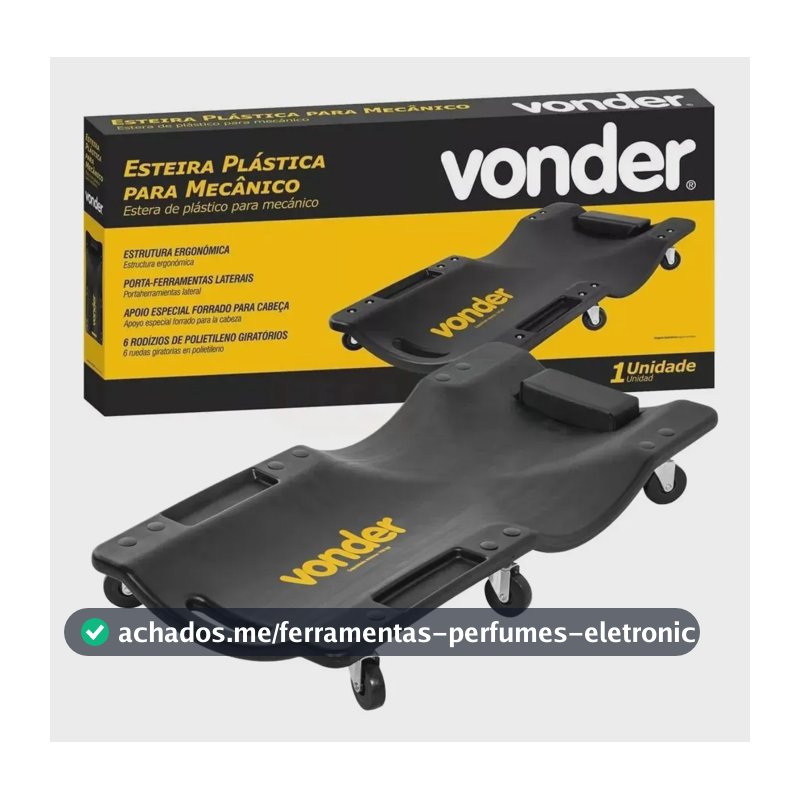 Esteira Plástica Profissional Para Mecânico 150kg - Vonder