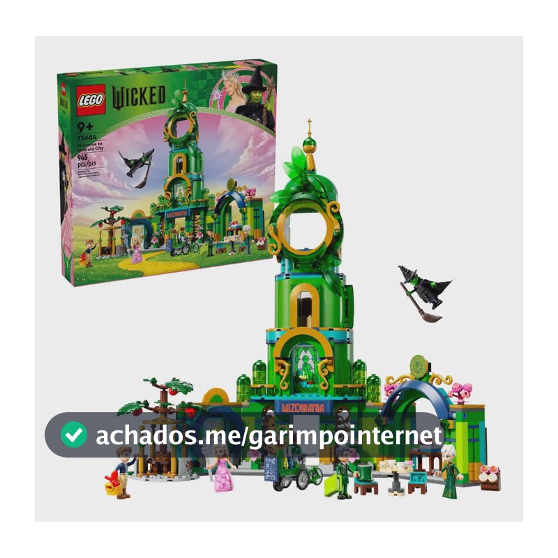 LEGO® Wicked Bem-vindo ao brinquedo Emerald City 75684