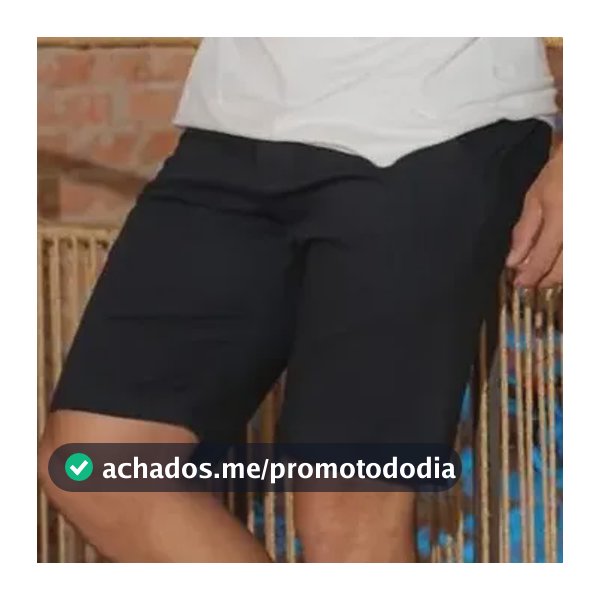 Bermuda Masculina Colorida Na Sarja Com Bolso Faca E Lycra