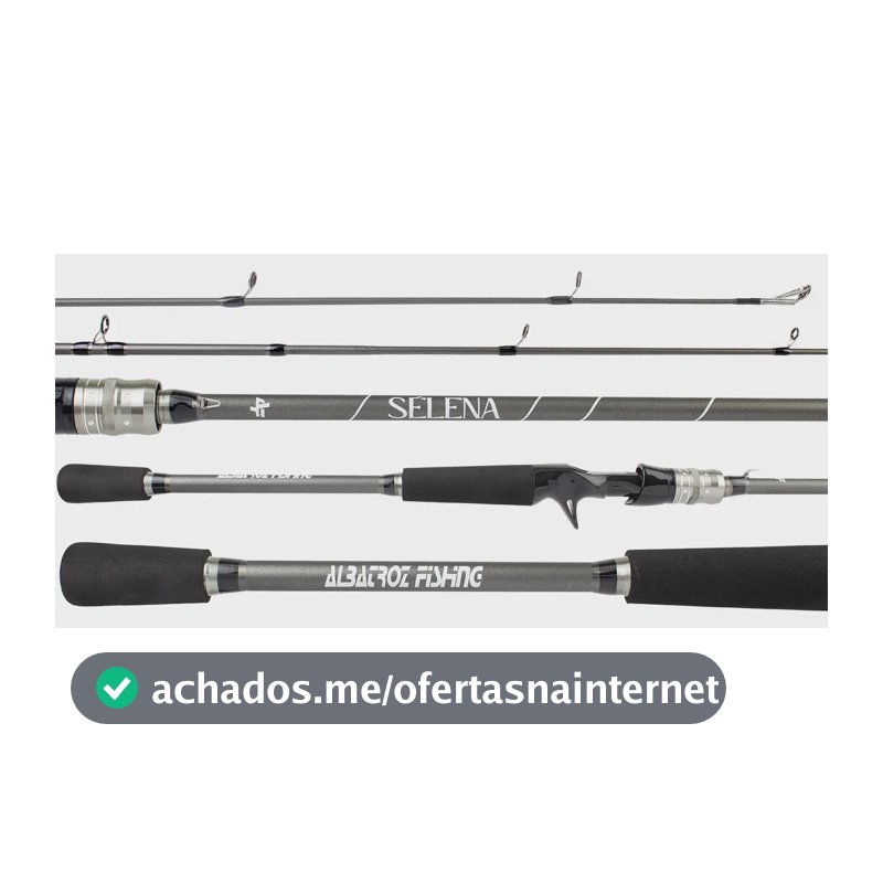 Vara para Carretilha Selena C602 1,80mts 7-14lbs 2 Partes - Albatroz
