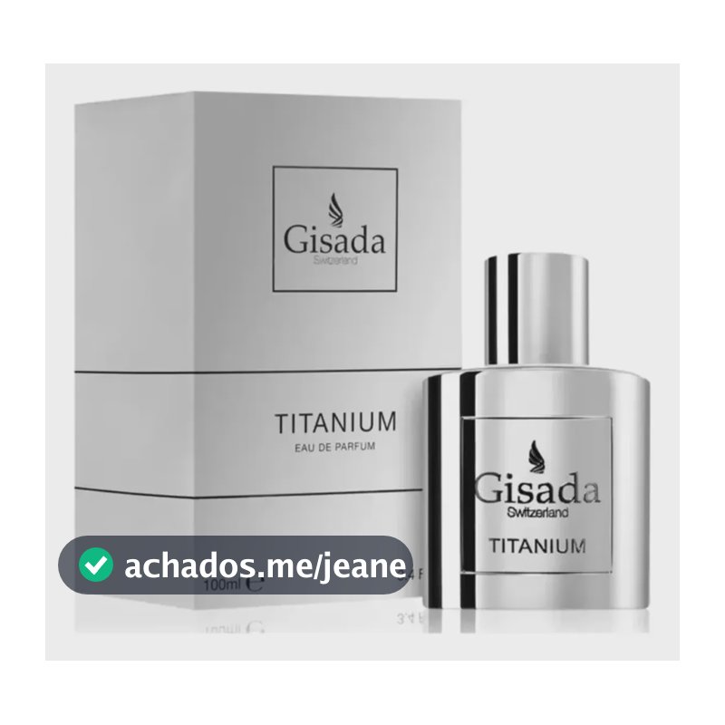 Titanium Gisada Eau De Parfum Edp Perfume Original 100ml
