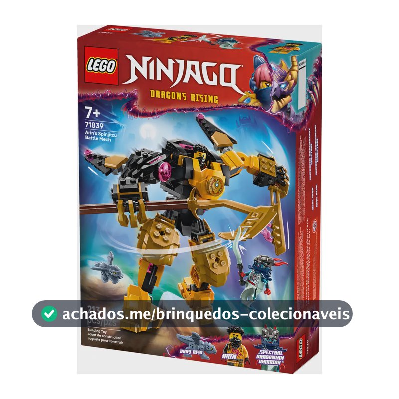 Lego® Ninjago® Meca De Batalha Spinjitzu Do Arin 71839