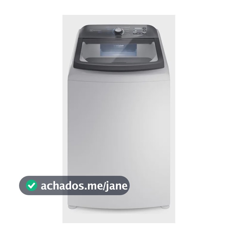 Lavadora de roupas Electrolux Efficient Lee18 18kg com cesto inox 127