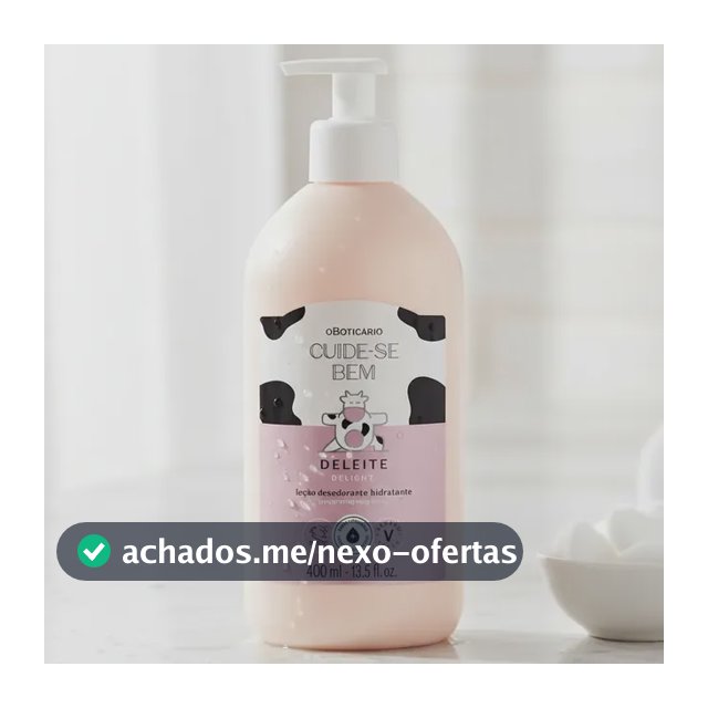 O Boticário Deleite Loção Hidratante Desodorante Corporal Gourmand