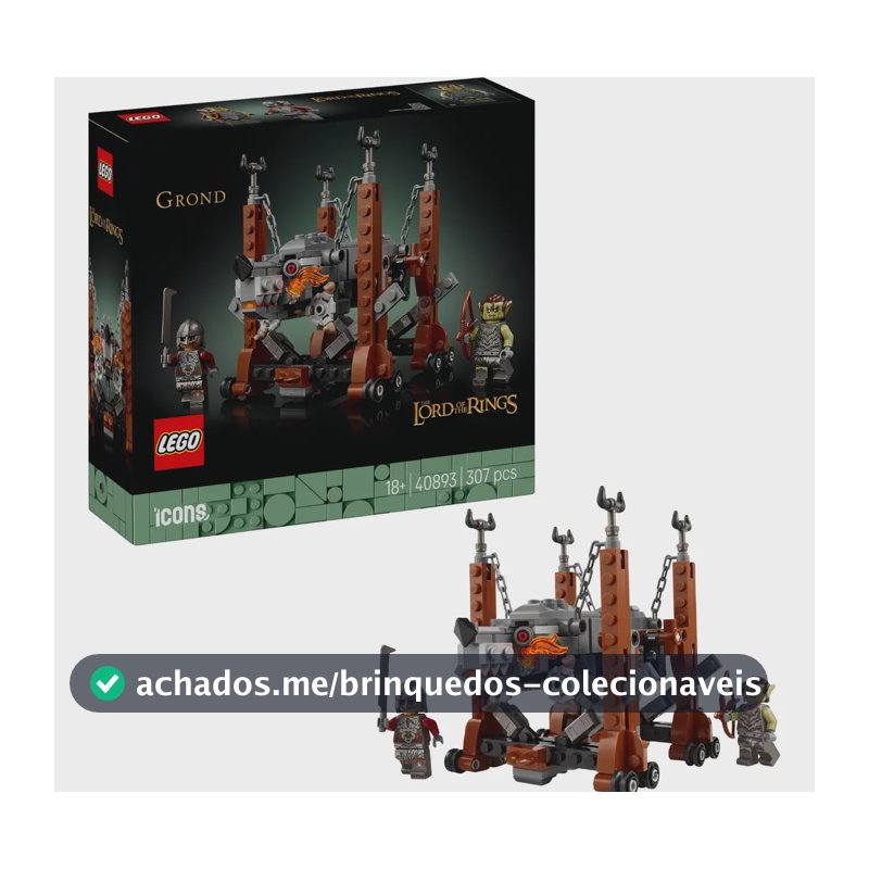Lego 40893 Grond - Lord Of The Rings - O Senhor Dos Anéis 307 The Lord Of The Rings - O Senhor Dos Aneis