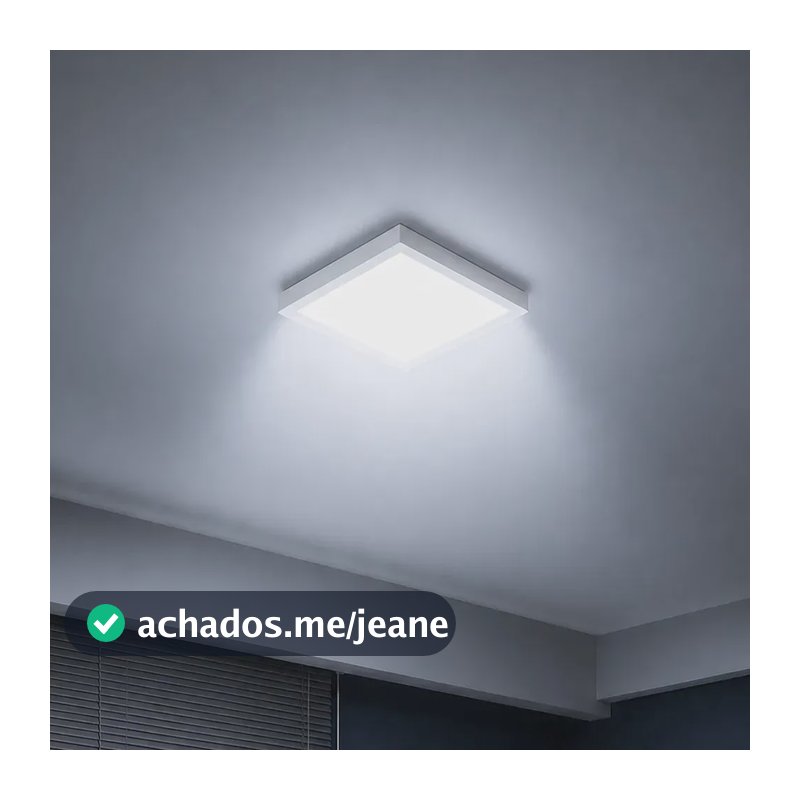 Kit 10 Painel Led Sobrepor 24w 26x26 6500k Quadrado Bivolt - Easy by Avant
