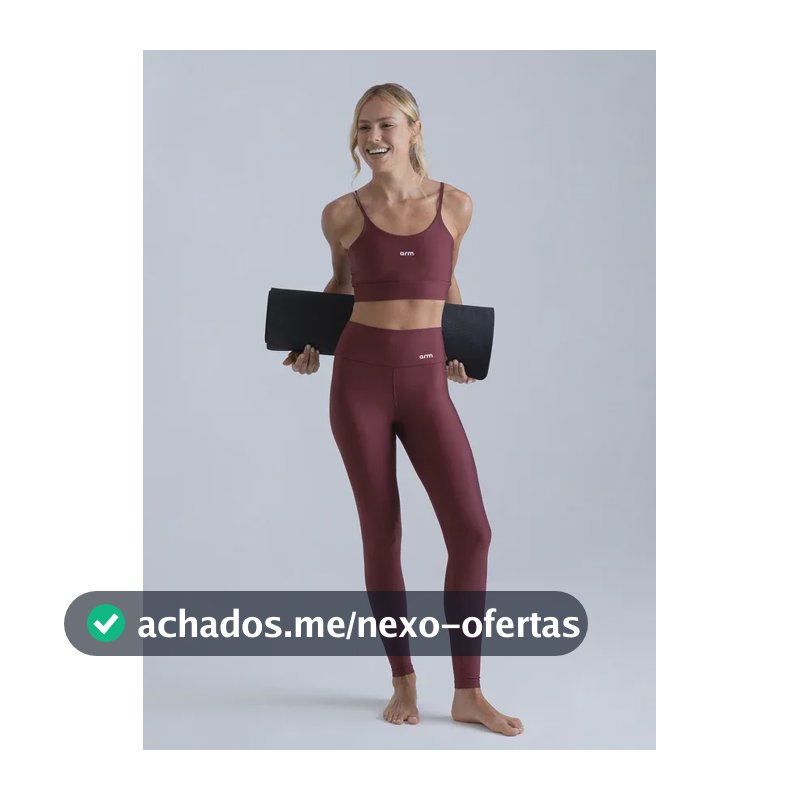 Conjunto Feminino Fitness Zero Transparência Top E Legging Açaí Liso G