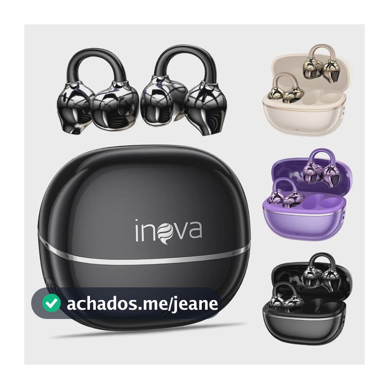 Fone De Ouvido Clip-on Sem Fio Bluetooth