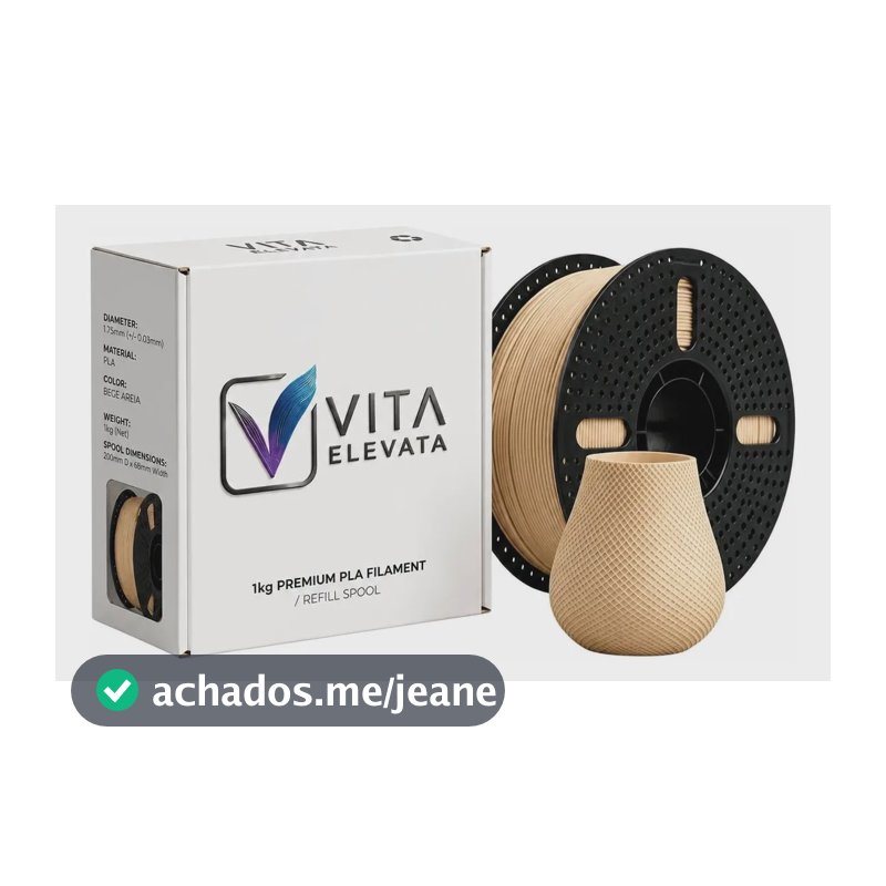 Filamento Pla Premium 1,75mm 1kg Impresso3d - 13 Cores Bege