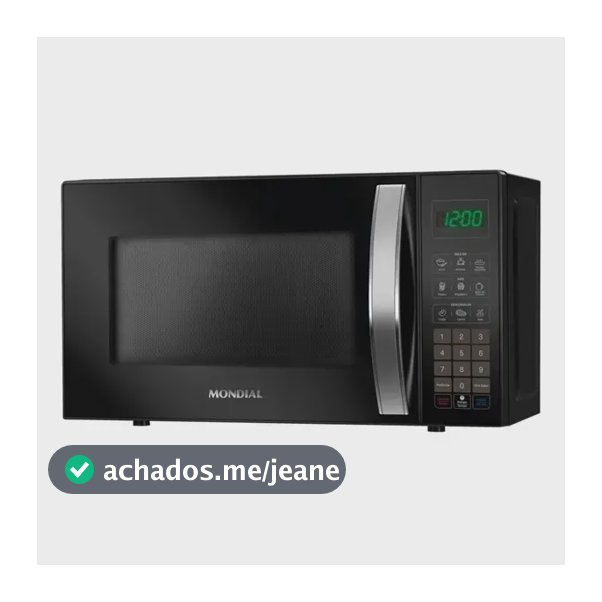 Micro-ondas 21 Litros Mondial 1200W - Mo-01-21-B
