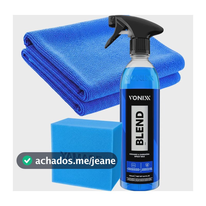 Blend Cera Carnauba Vitrifica Silica Spray Wax 473ml Vonixx