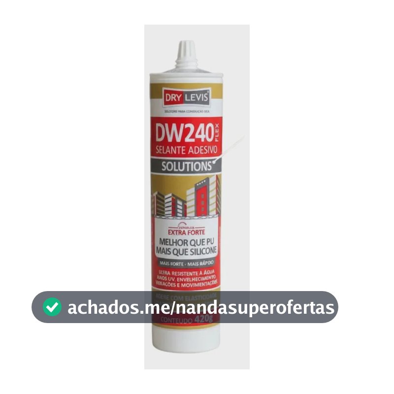 Selante Para Juntas Cimentícias Dw240 Flex 420g Branco