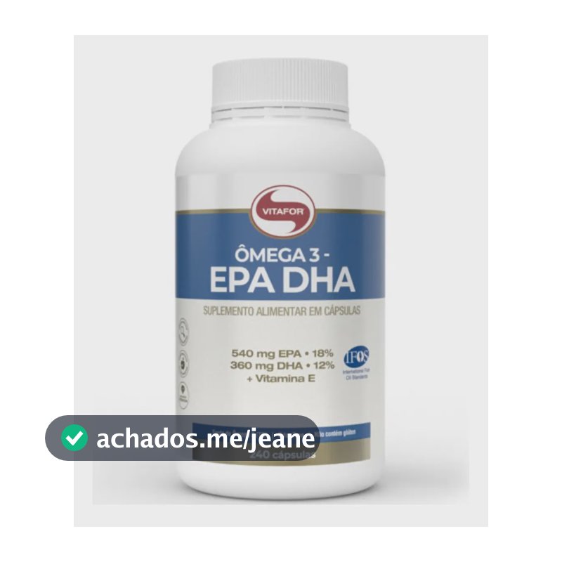 Omega 3 epa dha Vitafor + vitamina E 240cps