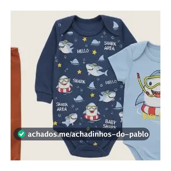 Kit 9 Peças Body Bebê Menino Algodão Inverno Manga Longa