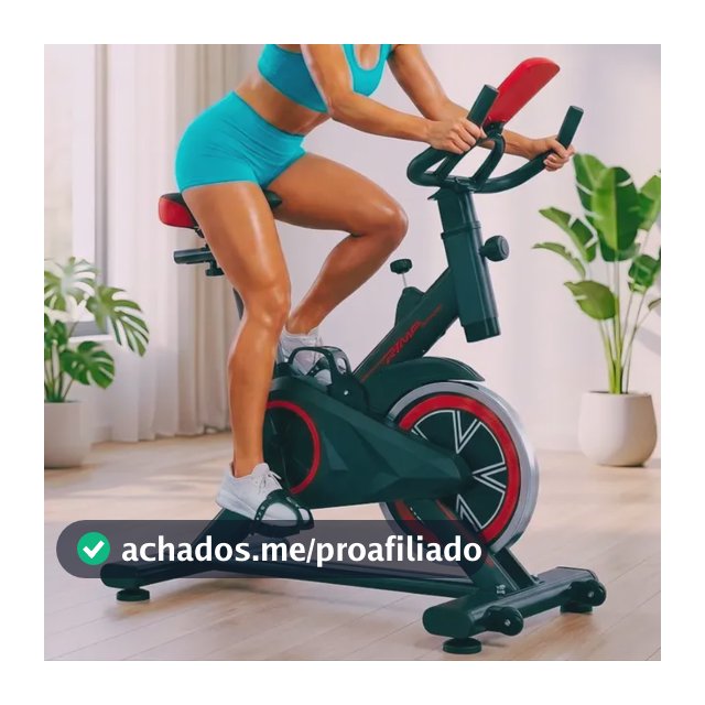 Bicicleta Spinning Ergométrica Musculação E Cardio Preto Não Tem Voltagem