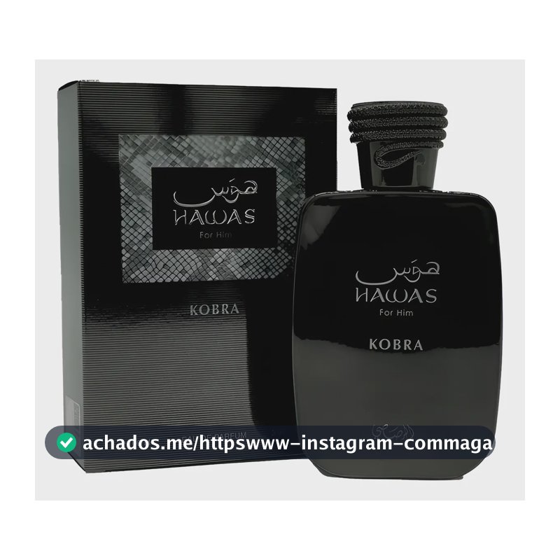 Perfume Hawas Kobra Rasasi Masculino Edp 100ml