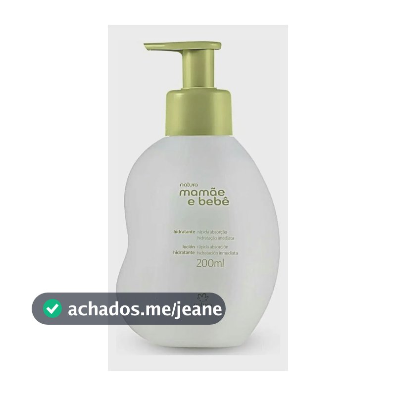 Creme Hidratante Natura Mamãe Bebê 200ml