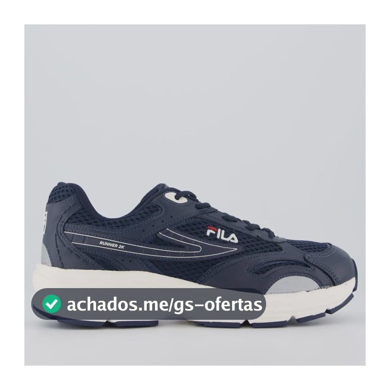 Tênis Fila Runner 2k Marinho Azul-marinho - 42 Br