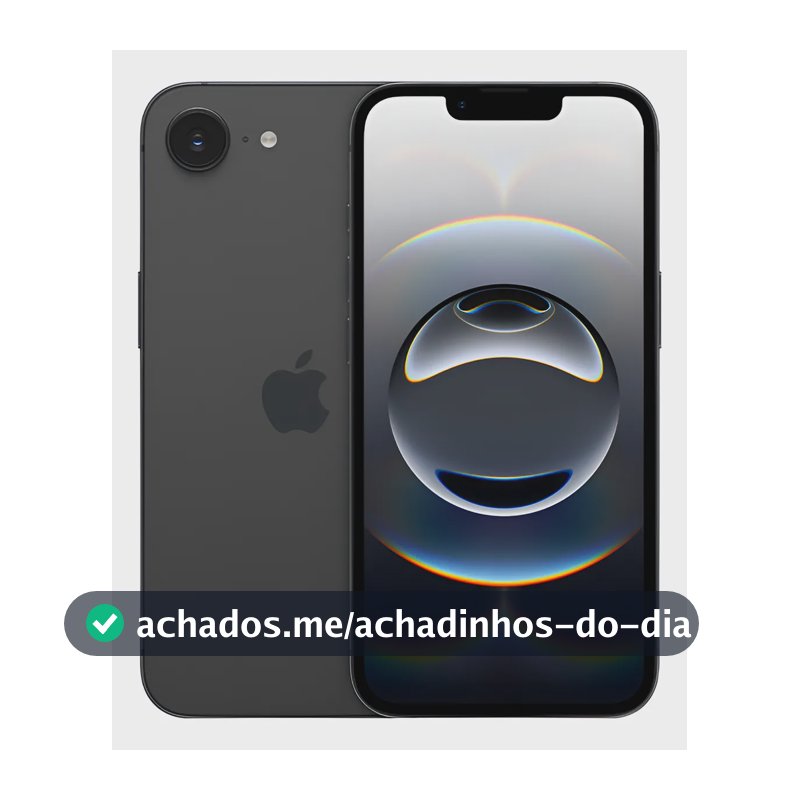 iPhone 16e (128 GB) - Preto - Distribuidor Autorizado