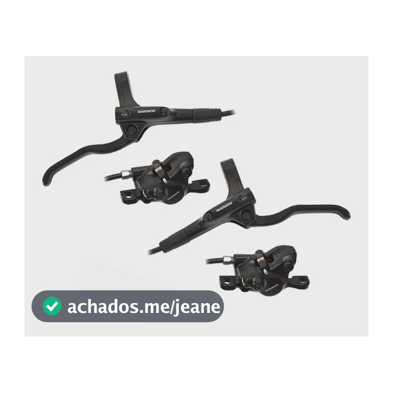 Par Freio Disco Hidráulico Shimano Altus Mt200 2018 New M315