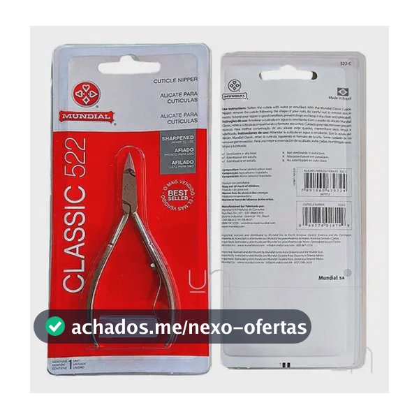 Melhor Alicate De Cutícula Mundial 522 Afiado/amolado Unha
